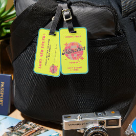 Etiqueta Para Maletas München Munich Alemania Viaje retro vintage