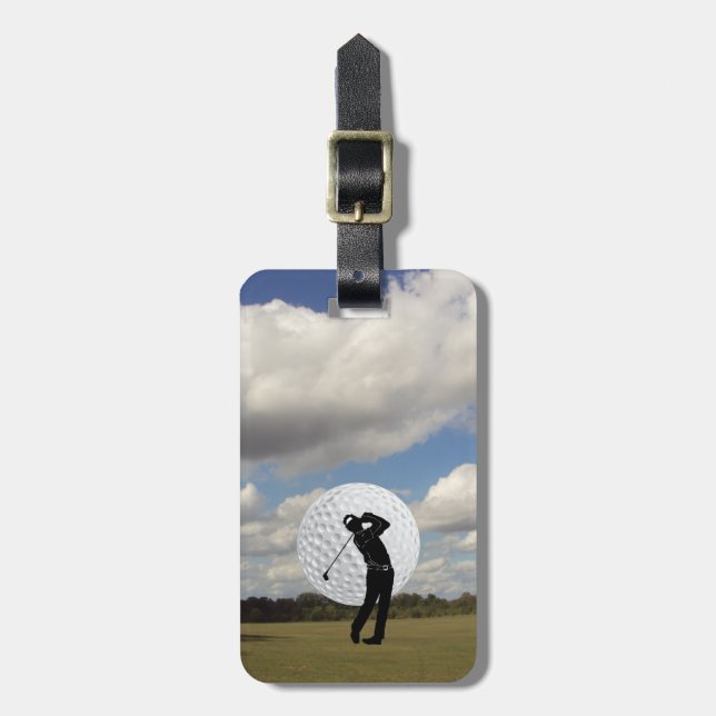 Etiqueta Para Maletas Mundo del golf (Frente Vertical)