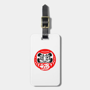 Etiqueta Para Maletas Muñeco Daruma