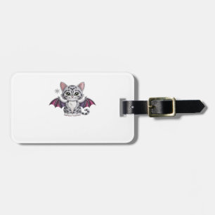Etiqueta Para Maletas murciélago de gato bordado camiseta clásica