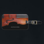 Etiqueta Para Maletas Música de violín<br><div class="desc">Violin</div>