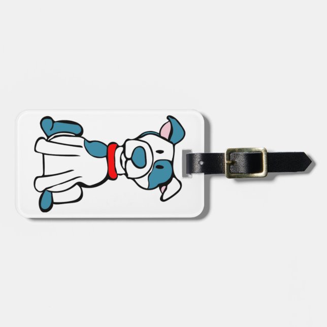 Etiqueta Para Maletas Mutt (Frente Horizontal)