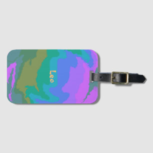 Etiqueta Para Maletas Muy divertido Guay Arty Vibe Colorous