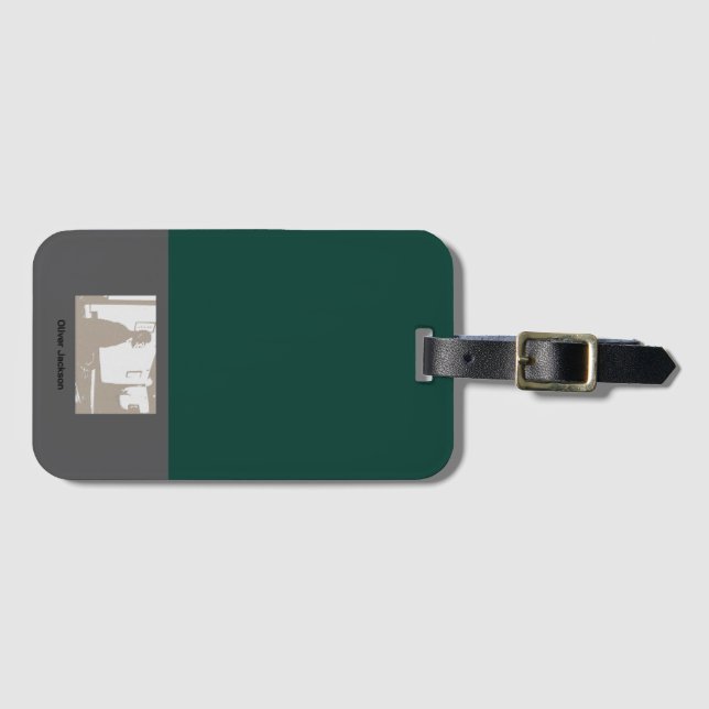 Etiqueta Para Maletas My Favorite Yoga Teacher (Anverso horizontal)