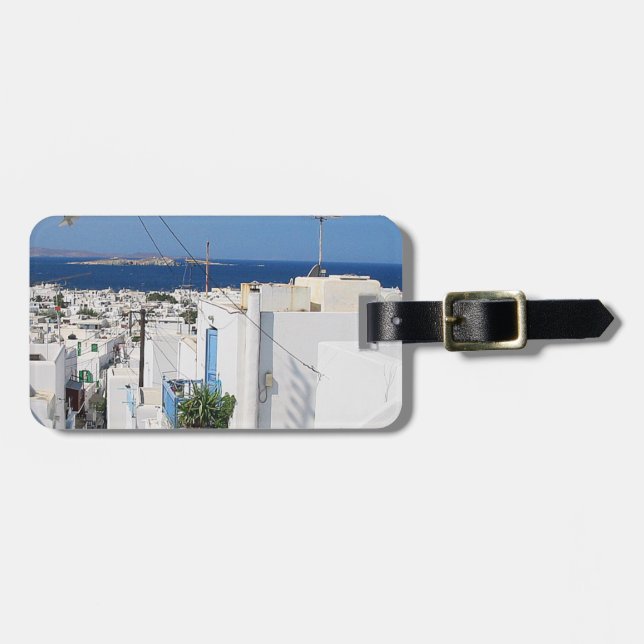 Etiqueta Para Maletas Mykonos (Frente Horizontal)