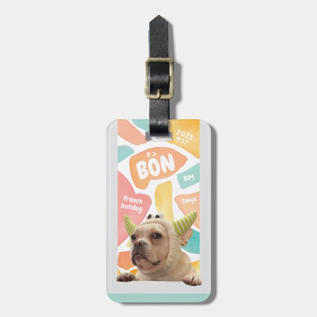 Etiqueta Para Maletas NameCard 2 (Frente Vertical)