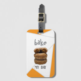 Etiqueta Para Maletas Naranja Bake My Day
