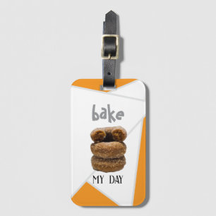 Etiqueta Para Maletas Naranja Bake My Day