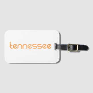 Etiqueta Para Maletas Naranja de Tennessee