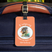 Naranja de vacaciones en familia de verano