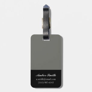 Etiqueta Para Maletas Naranja Turban