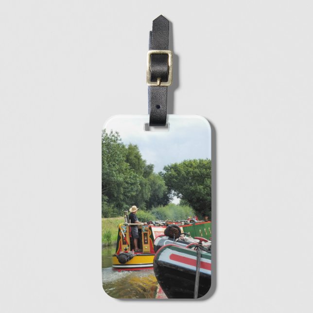 ETIQUETA PARA MALETAS NARROWBOATS (Anverso vertical)