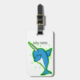 Etiqueta Para Maletas Narwhal Dabbing