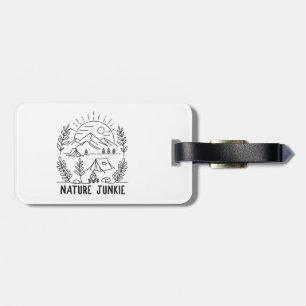Etiqueta Para Maletas Naturaleza Junkie