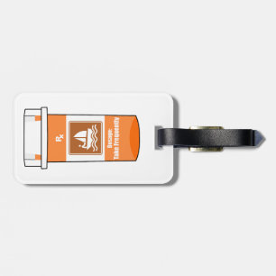 Etiqueta Para Maletas Navegar Es Mi Medicina