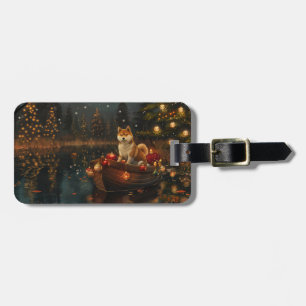 Etiqueta Para Maletas Navidades Akita Festividad