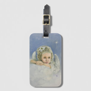 Etiqueta Para Maletas Navidades Angel