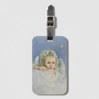Etiqueta Para Maletas Navidades Angel