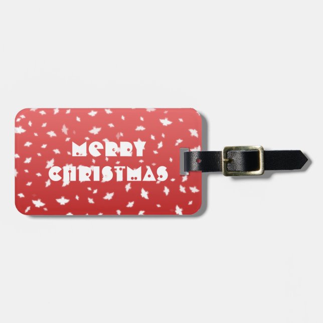 Etiqueta Para Maletas Navidades Angels (Frente Horizontal)