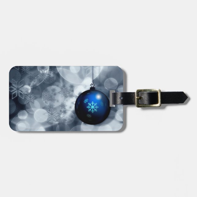 Etiqueta Para Maletas Navidades astutos (Frente Horizontal)