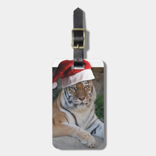 Etiqueta Para Maletas Navidades Bengal Tiger