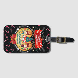 Etiqueta Para Maletas Navidades Candies