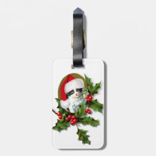 Etiqueta Para Maletas Navidades de estilo vintage