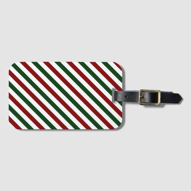 Etiqueta Para Maletas Navidades de personalizable (Anverso horizontal)