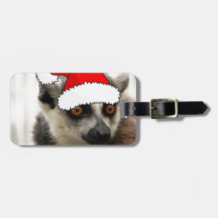Etiqueta Para Maletas Navidades Lemur