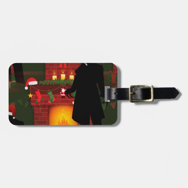 Etiqueta Para Maletas navidades nosferatu (Frente Horizontal)