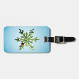Etiqueta Para Maletas Navidades Pine Snowflake