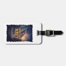 Etiqueta Para Maletas Navy USN VETERAN