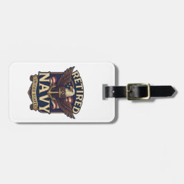 Etiqueta Para Maletas Navy USN VETERAN