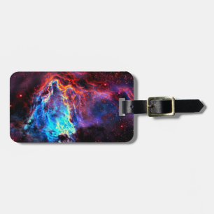 Etiqueta Para Maletas Nebulosa compuesta de la estrella del color