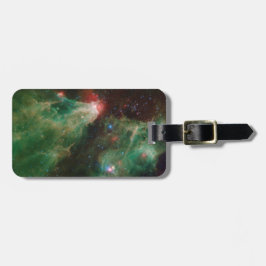 Etiqueta Para Maletas Nebulosa Verde Cepheus B y C