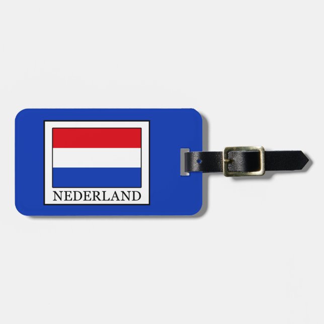 Etiqueta Para Maletas Nederland (Frente Horizontal)