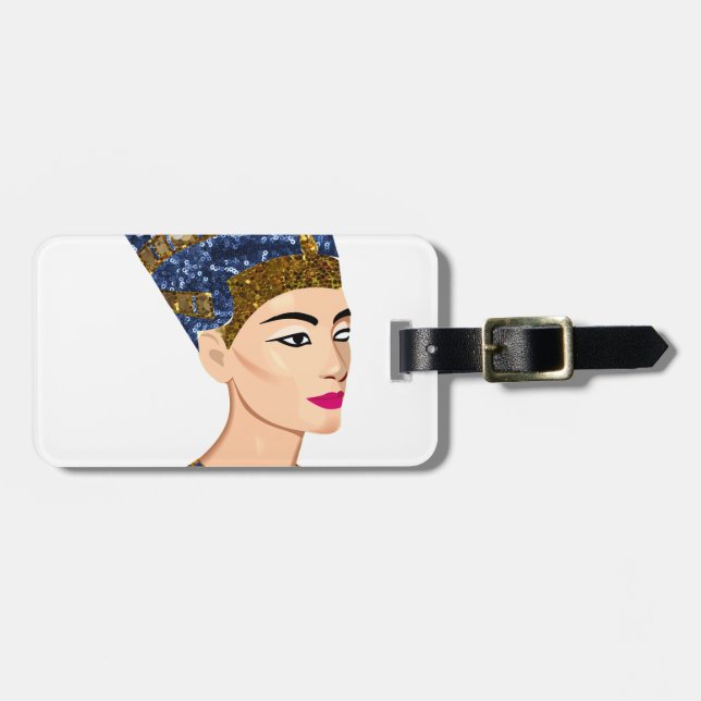 Etiqueta Para Maletas nefertiti (Frente Horizontal)