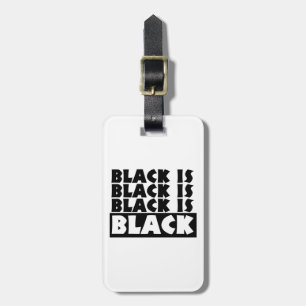Etiqueta Para Maletas Negro Es Negro