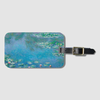 Etiqueta Para Maletas Nenúfares por Claude Monet Pintura de Arte Fino