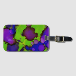 Etiqueta Para Maletas Neon Bloomstorm