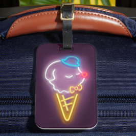 Etiqueta Para Maletas Neon Ice Cream