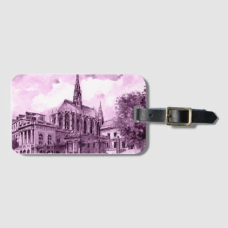 ETIQUETA PARA MALETAS NEON PINK