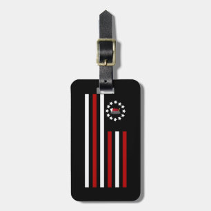 Etiqueta Para Maletas Nerd - Bandera