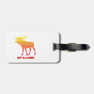 Etiqueta Para Maletas New Hampshire Moose