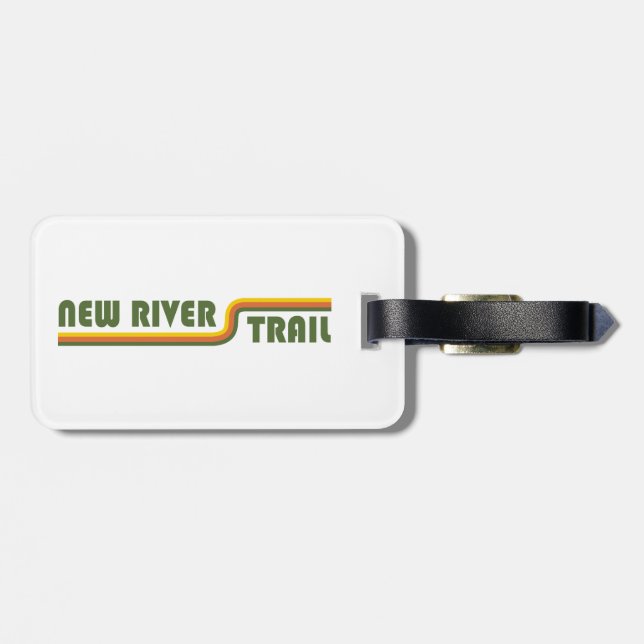 Etiqueta Para Maletas New River Trail Virginia (Atrás Horizontal)