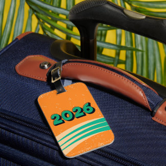 Etiqueta Para Maletas New year travel world tour Luggage Tag