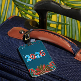 Etiqueta Para Maletas New year travel world tour Luggage Tag