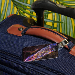 Etiqueta Para Maletas Ngc 6960, La Nebulosa de la Escoba de la Bruja.