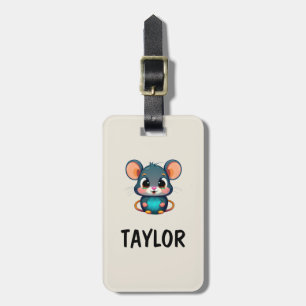 Etiqueta Para Maletas Niños pequeños divertidos Mochila de bolsa colorid