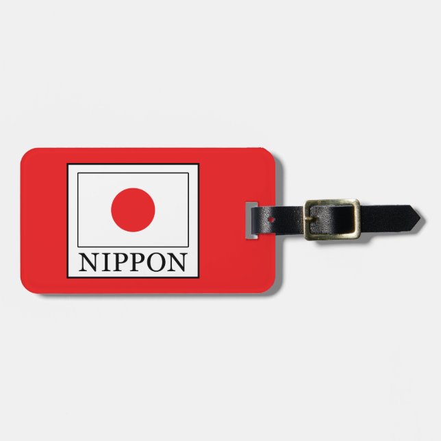 Etiqueta Para Maletas Nippon (Frente Horizontal)